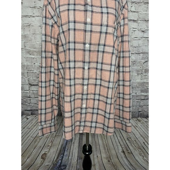 J Crew H1106 Plaid Button Heathered Slim Shirt‎ - Picture 4 of 12